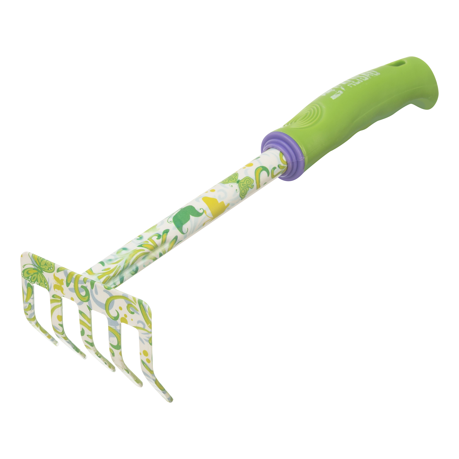 Грабли 5-зубые, 85х310 мм, стальные, пластиковая рукоятка