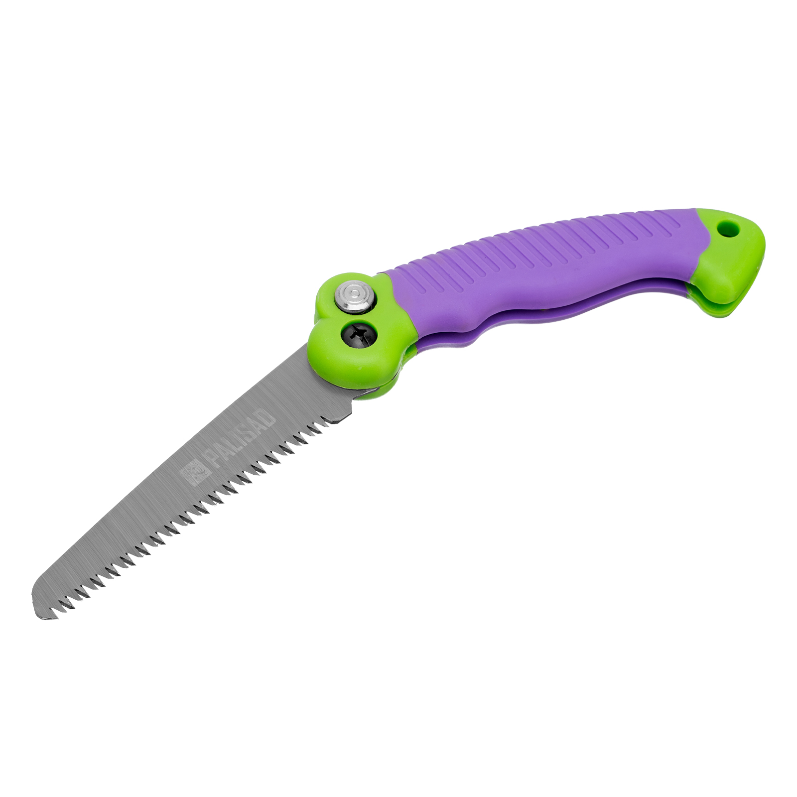 Пила садовая складная, 115 мм рабочая часть, пластиковая обрезиненная рукоятка