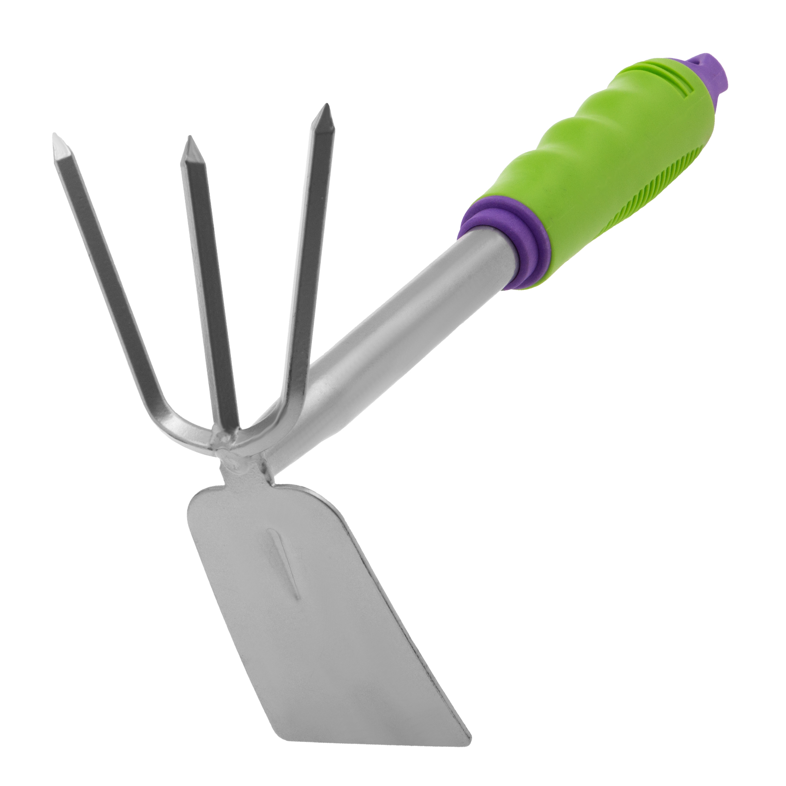 Мотыжка комбинированная 3-зубая, 85 х 190 х 275 мм, стальная, обрез. рукоятка