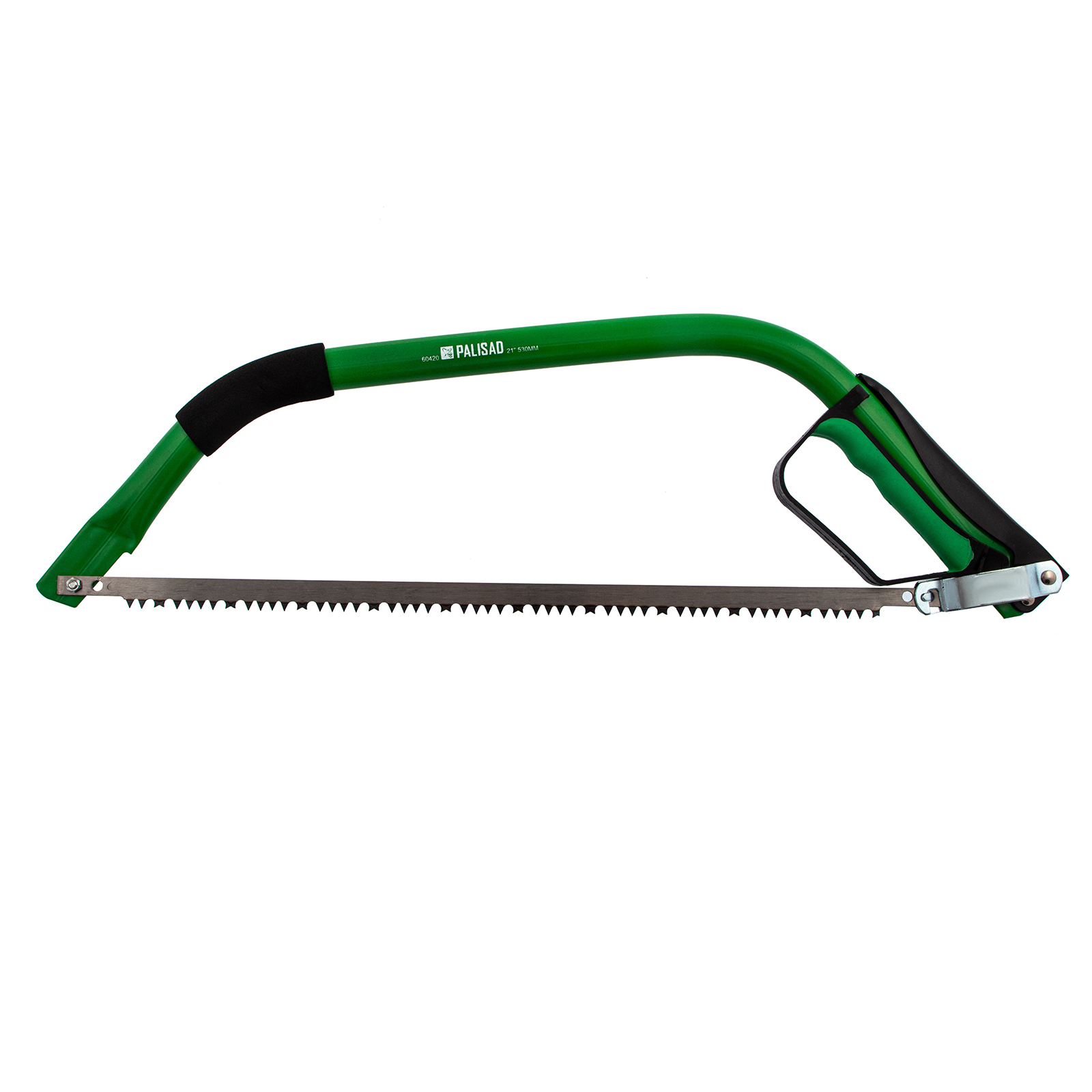 Пила лучковая, 530 мм рабочая часть, двухкомпонентная рукоятка, защитная кулиса