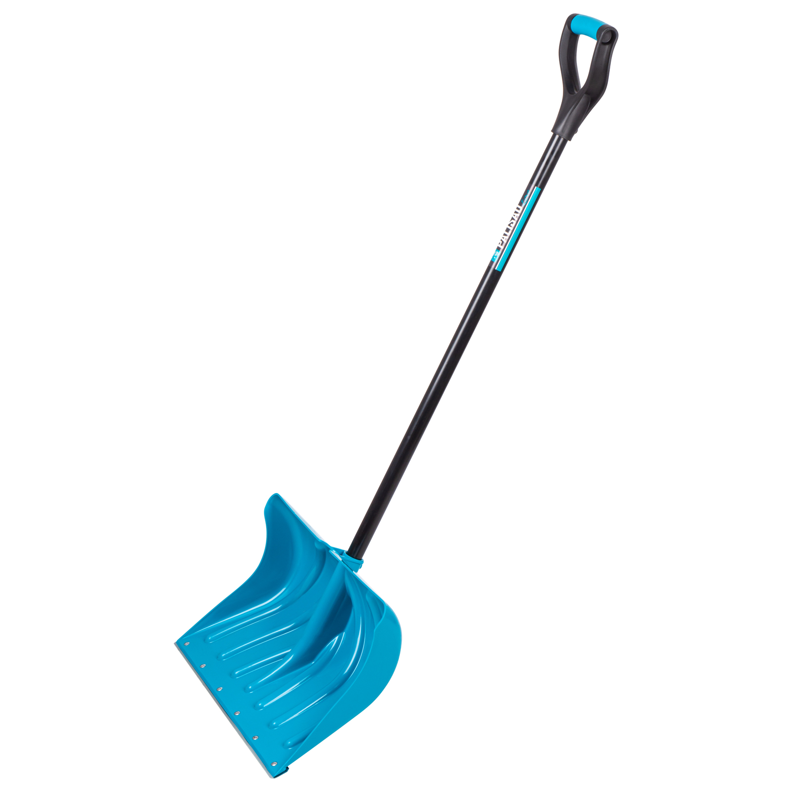 Лопата для уборки снега, полипропилен, 500х325х1300 мм, металлопластиковый черенок, LUXE