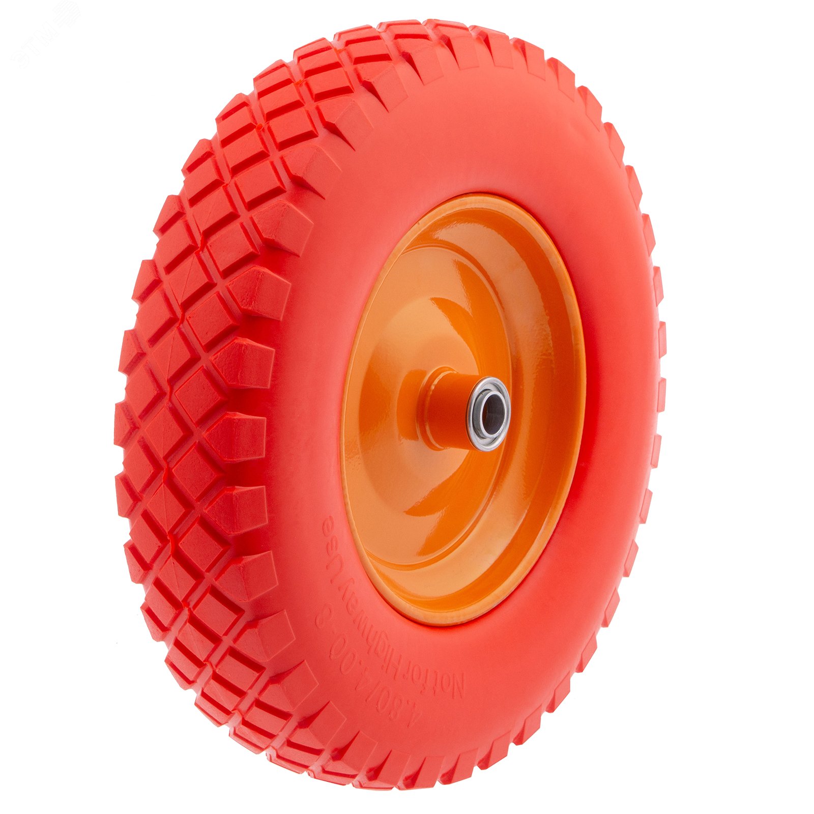 Изображение товара Полиуретановое колесо 4.80/4-8 для садовых тачек Palisad и Сибртех