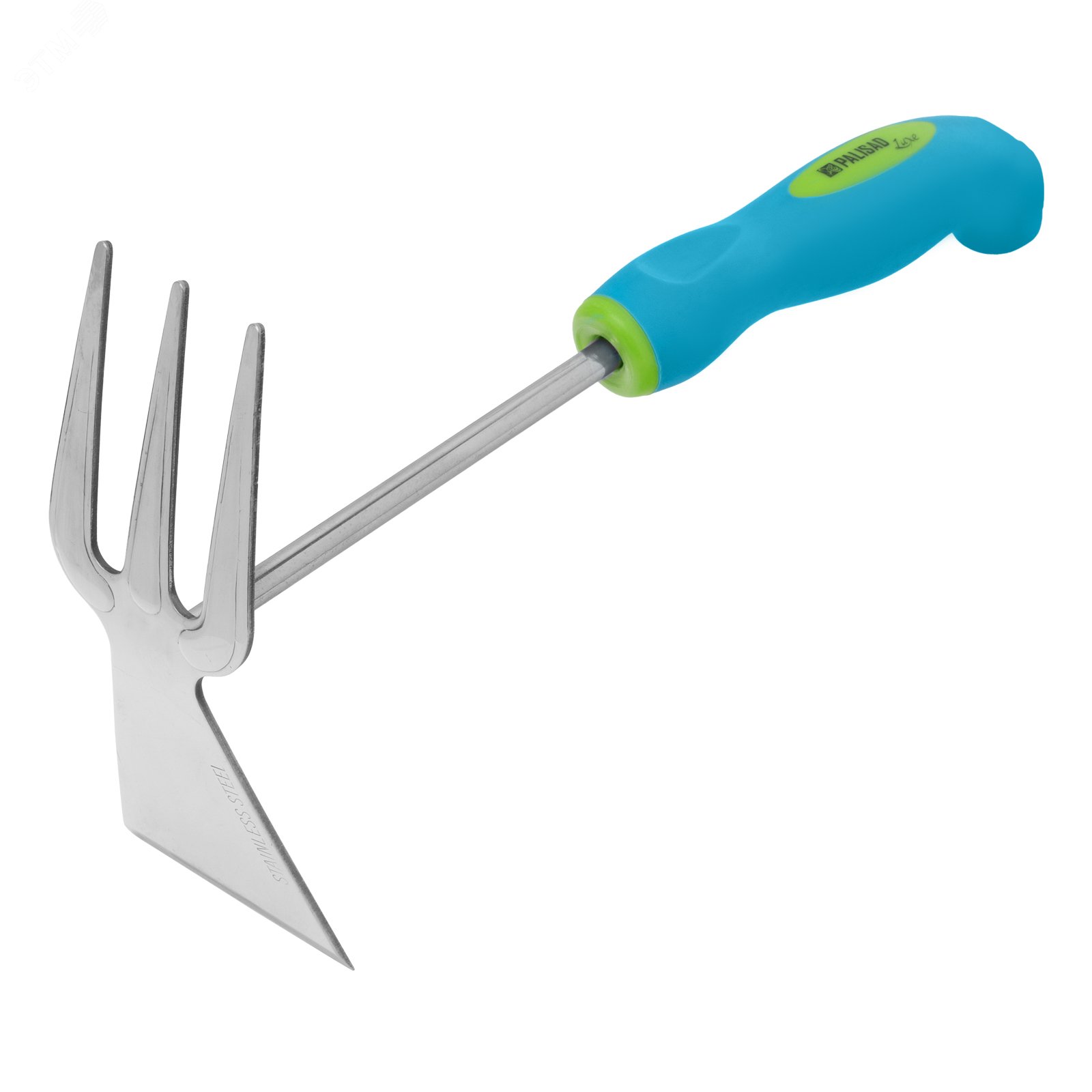 Изображение товара Комбинированная мотыжка PALISAD PREMIUM PLUS 70х290 мм нержавеющая сталь двухкомпонентная рукоятка