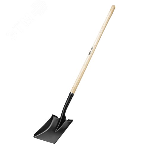 Изображение товара Лопата совковая, 230х285х1500 мм, деревянный лакированный черенок, LUXE (шт)