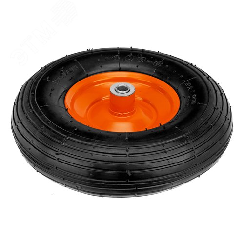 Изображение товара Колесо пневматическое, 4.00-6, D325 мм, подш. внут. диам. 16мм, длина оси 100мм (шт)