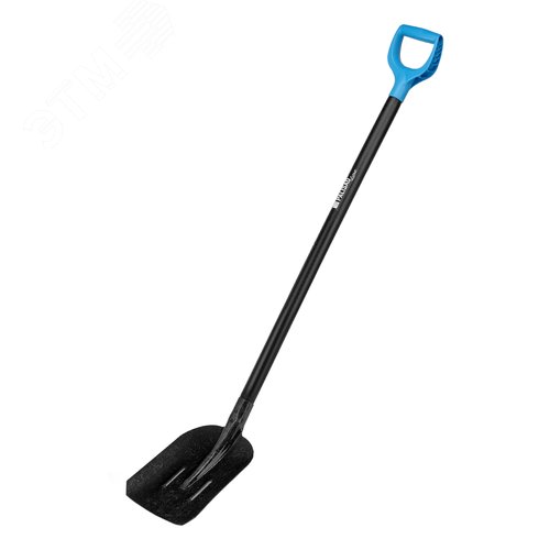 Изображение товара Лопата совковая, 235х285х1310 мм, ребра жесткости, деревянный черенок, с рукояткой, LUXE (шт)