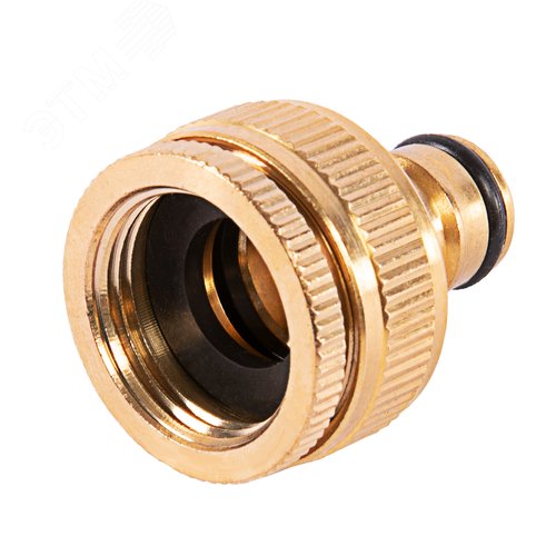 Изображение товара Адаптер латунный, 3/4'-1', внутренняя резьба, с переходником (шт)