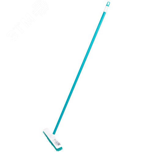 Изображение товара Щетка пластмассовая для чистки ковров, 27 cм, c черенком, 120 см, бирюз. щетина, Home (шт)