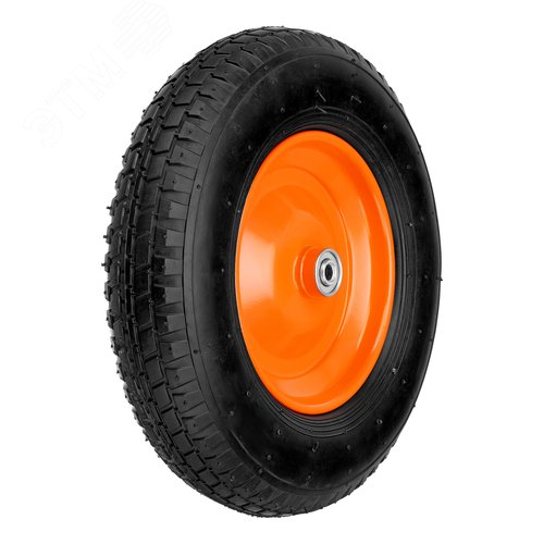 Изображение товара Колесо пневматическое 4.80/4.00-8 D380мм, подш. внут. диам. 12мм, длина оси 90мм (шт)