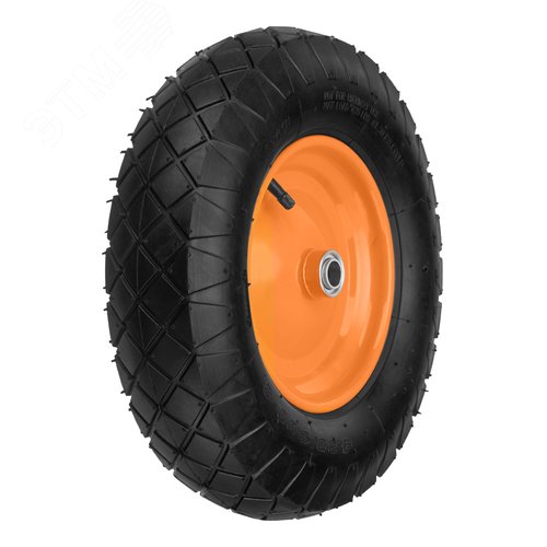 Изображение товара Колесо пневматическое 4.80/4.00-8 D390мм, подш. внут. диам. 20мм, длина оси 80мм (шт)