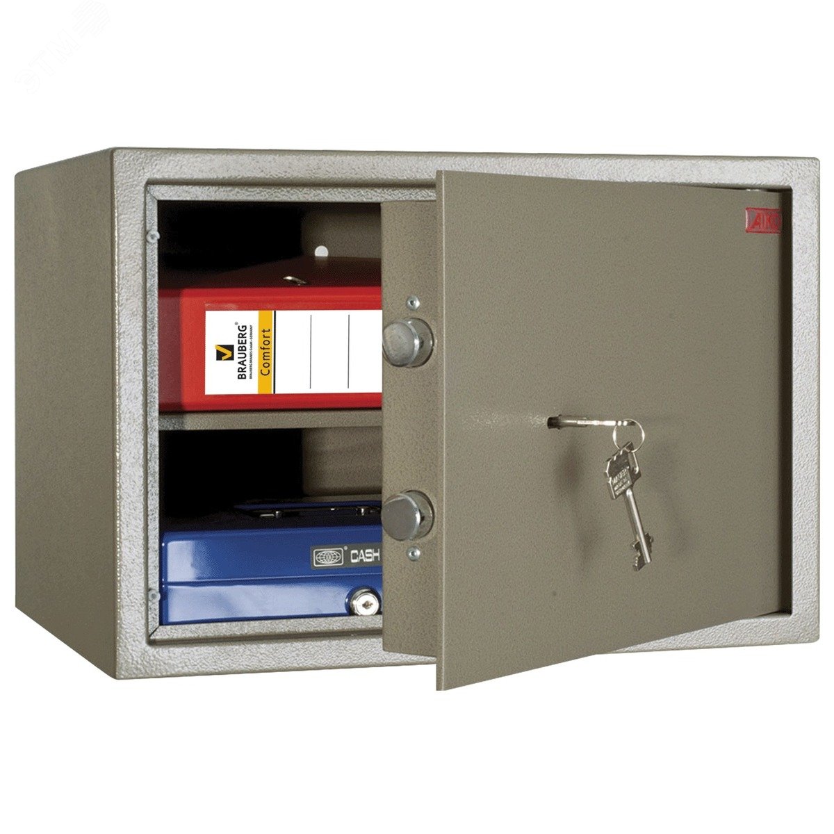 Изображение товара Сейф офисный TM-30 с ключевым замком, класс S1, 39 л, 300x440x355 мм