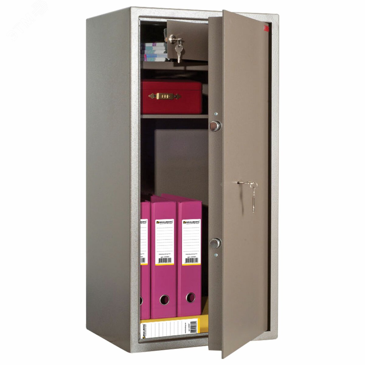 Изображение товара Офисный сейф ТМ-90Т AIKO с ключевым замком, трейзером и креплением