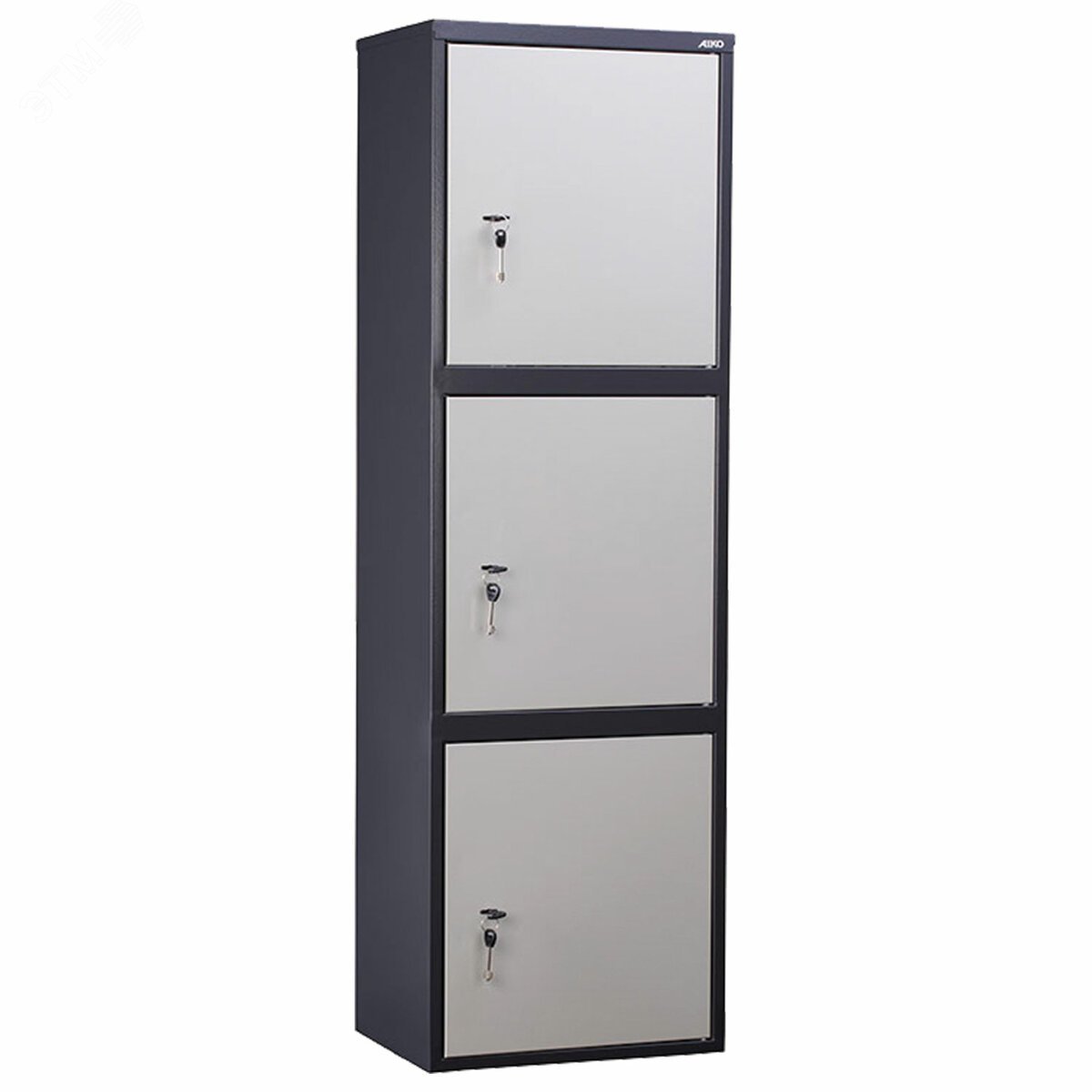 Изображение товара Шкаф металлический для документов ''SL-150/3Т'' графит, (в1490 х ш460 х г340 мм, 37кг), S10799153502 (шт)