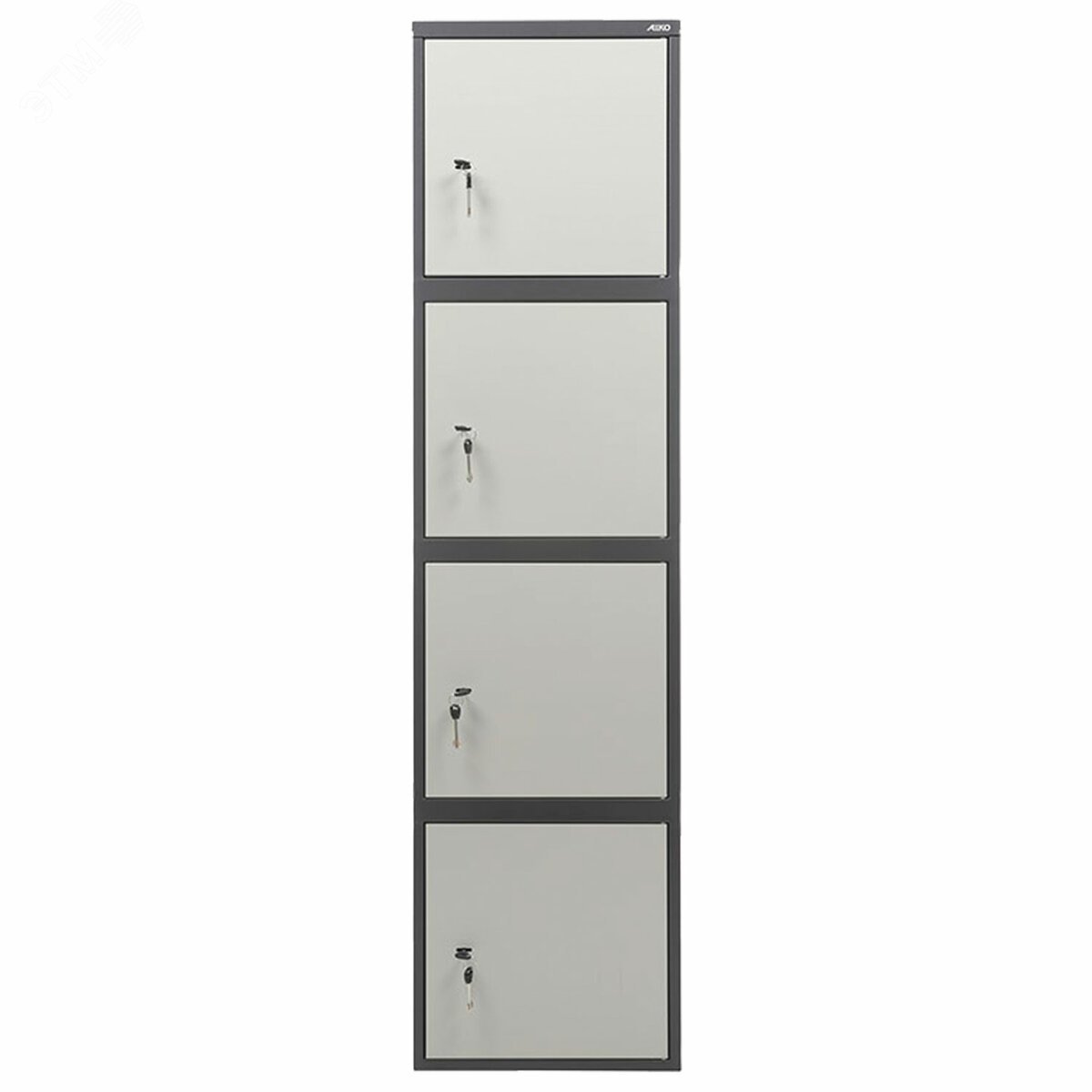 Изображение товара Шкаф металлический для документов ''SL-185/4'' графит, (в1800 х ш460 х г340 мм, 37кг), S10799182502 (шт)