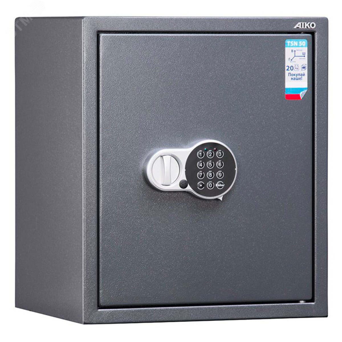 Изображение товара Сейф ''TSN-50 EL'' (в500 х ш435 х г381, мм, 21 кг), электронный замок, полка, S10399530414 (шт)
