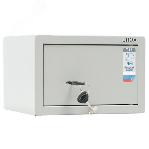Изображение товара Сейф мебельный ''Т17'' (в171 х ш260 х г230 мм, 4 кг), крепление к стене (шт)