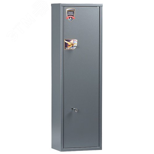 Изображение товара Сейф оружейный ''Чирок 1020'' (в1000 х ш300 х г200 мм, 15 кг), на 2 ствола, 2 ключевых замка, трейзер (шт)