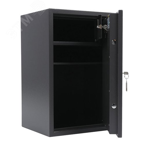 Изображение товара Сейф ''TSN-65Т'' (в650 х ш435 х г360, мм, 28 кг), ключевой замок+полка+трейзер, крепление к полу (шт)