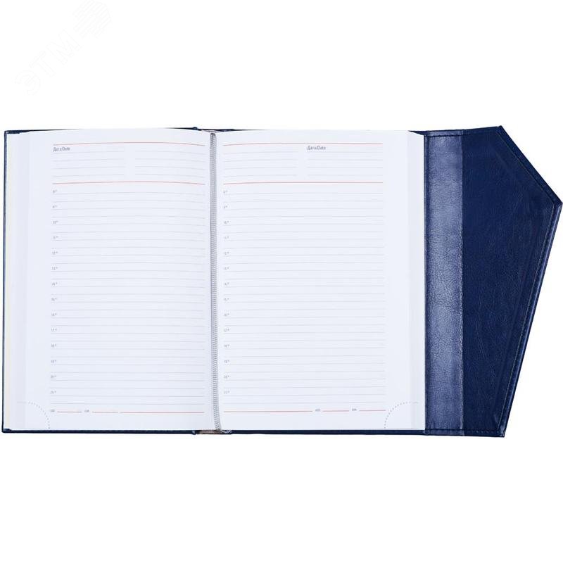 Изображение товара Ежедневник недатированный Attache Magnet искусственная кожа А5 180 листов синий (шт)