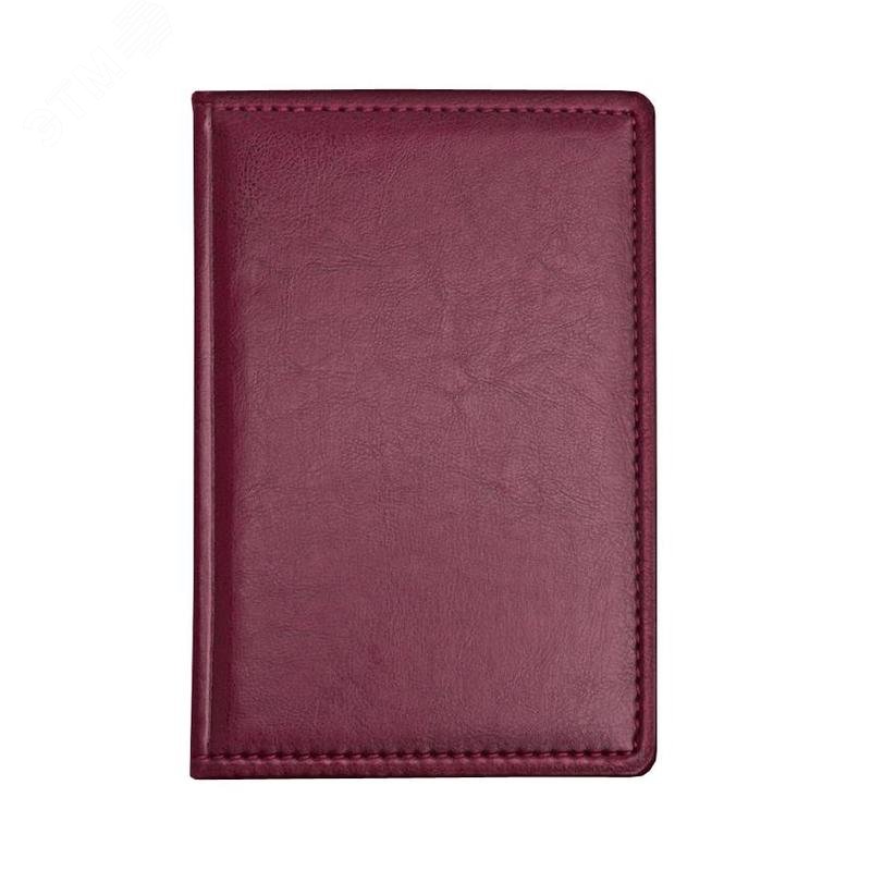 Изображение товара Ежедневник недатированный Attache Agenda искусственная кожа А6 160 листов бордовый (шт)