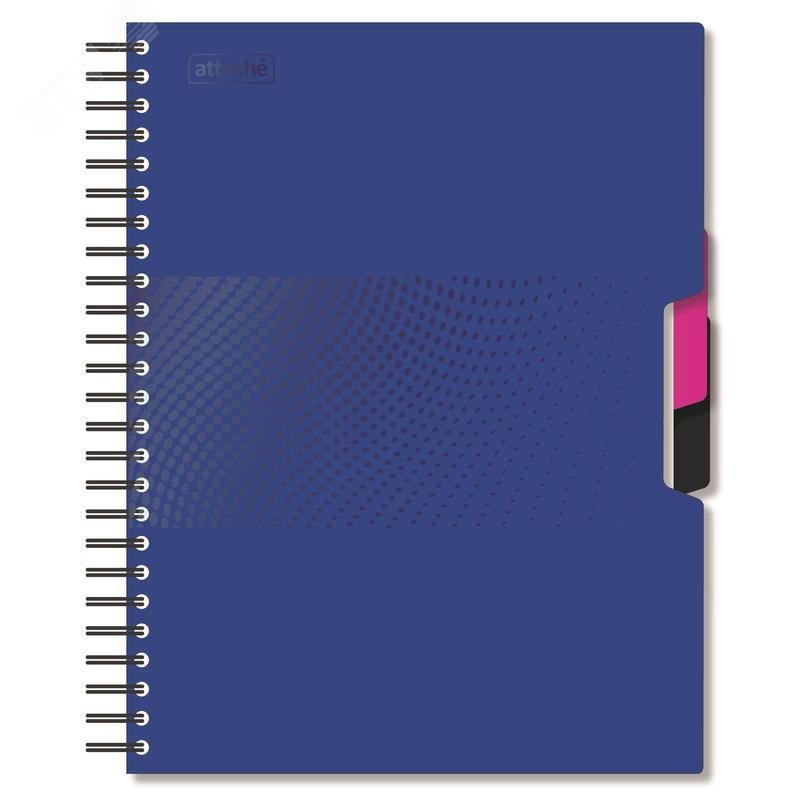 Изображение товара Бизнес-тетрадь Attache Digital A5 140 листов синяя в клетку на спирали