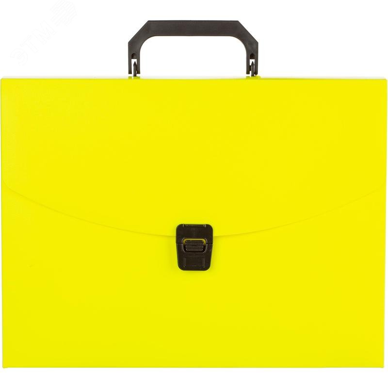 Изображение товара Папка-портфель пластиковая Attache Neon А4 желтая (33.5x23 см, 1 отделение) (шт) Изображение товара Папка-портфель пластиковая Attache Neon А4 желтая (33.5x23 см, 1 отделение) (шт)