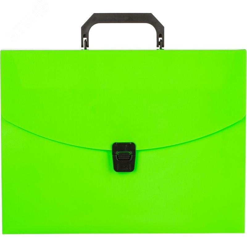 Изображение товара Папка-портфель пластиковая Attache Neon А4 зеленая (33.5x23 см, 1 отделение) (шт) Изображение товара Папка-портфель пластиковая Attache Neon А4 зеленая (33.5x23 см, 1 отделение) (шт)