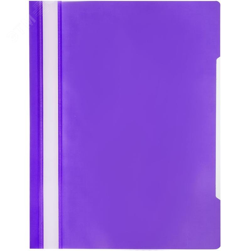 Изображение товара Скоросшиватель пластиковый Attache Элементари до 100 листов фиолетовый (толщина обложки 0.15/0.18 мм, 10 штук в упаковке) (шт)