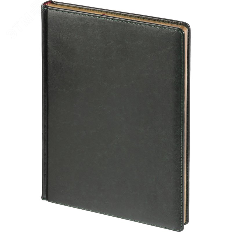 Изображение товара Ежедневник недатированный Attache Sidney Nebraska искусственная кожа A4 136 листов зеленый (золотистый обрез) (шт)