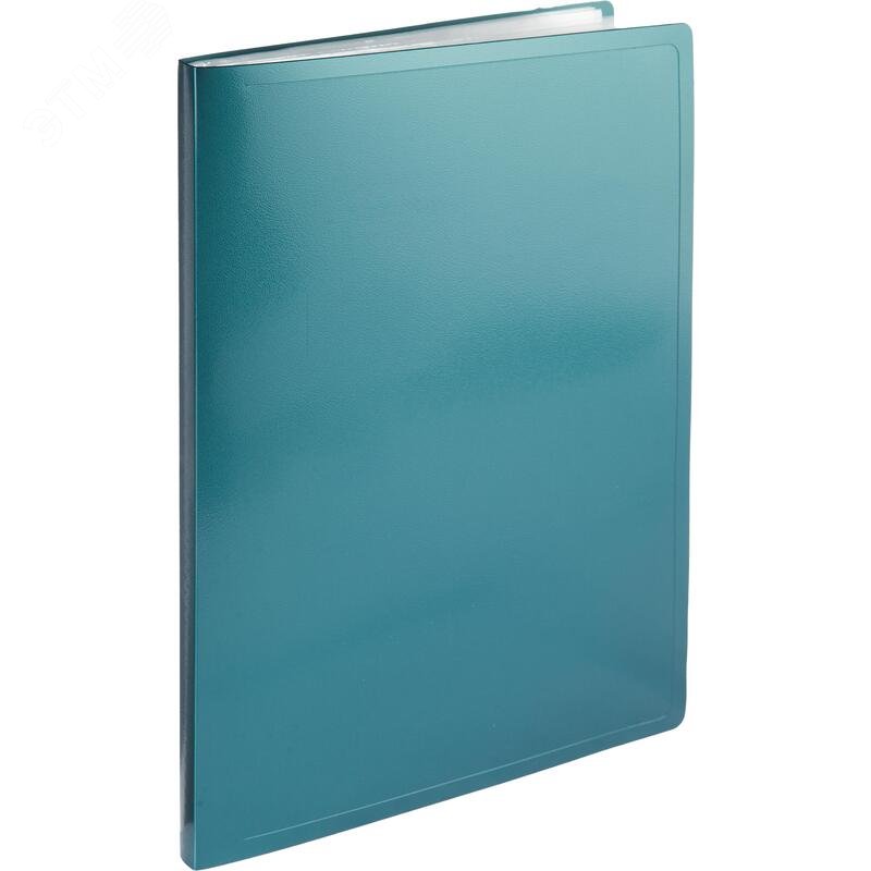 Изображение товара Папка файловая на 40 файлов Attache Metallics А4 15 мм зеленая (толщина обложки 0.8 мм) (шт)