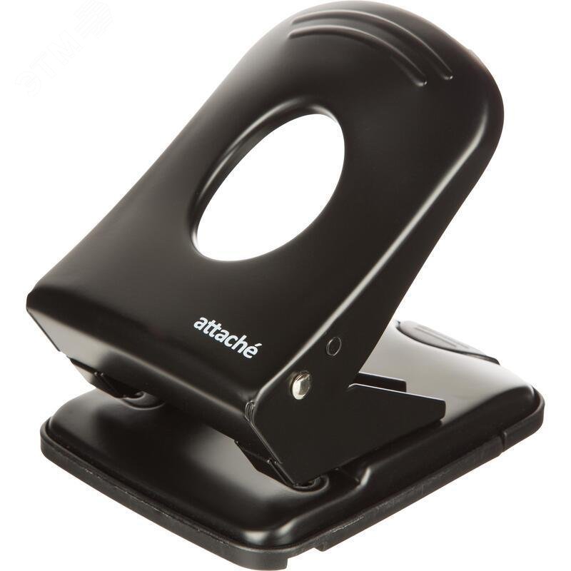 Изображение товара Дырокол Attache Economy до 40 листов черный с линейкой (шт)