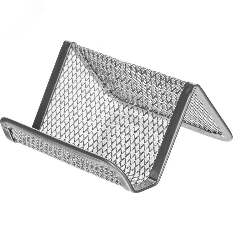 Изображение товара Подставка для визиток Attache 60x95x52 мм серебряная (шт)