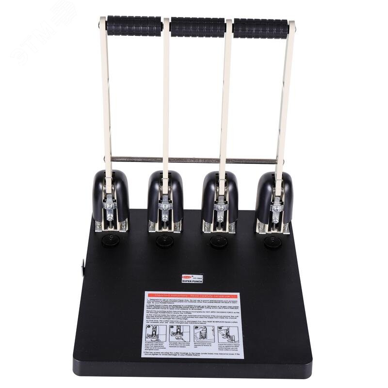 Изображение товара Дырокол Attache до 150 листов черный с линейкой (шт)