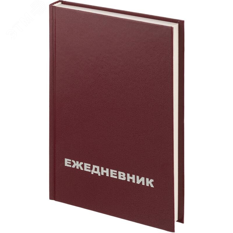 Изображение товара Ежедневник недатированный Attache Economy бумвинил A5 160 листов бордовый (шт)