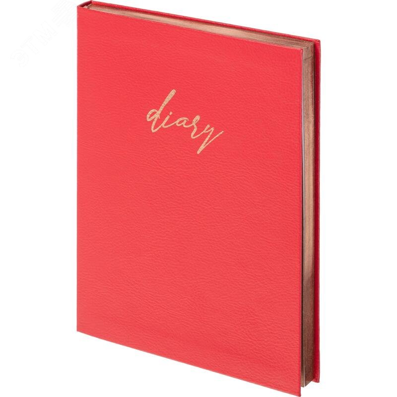 Изображение товара Ежедневник недатированный Attache искусственная кожа A5 136 листов красный