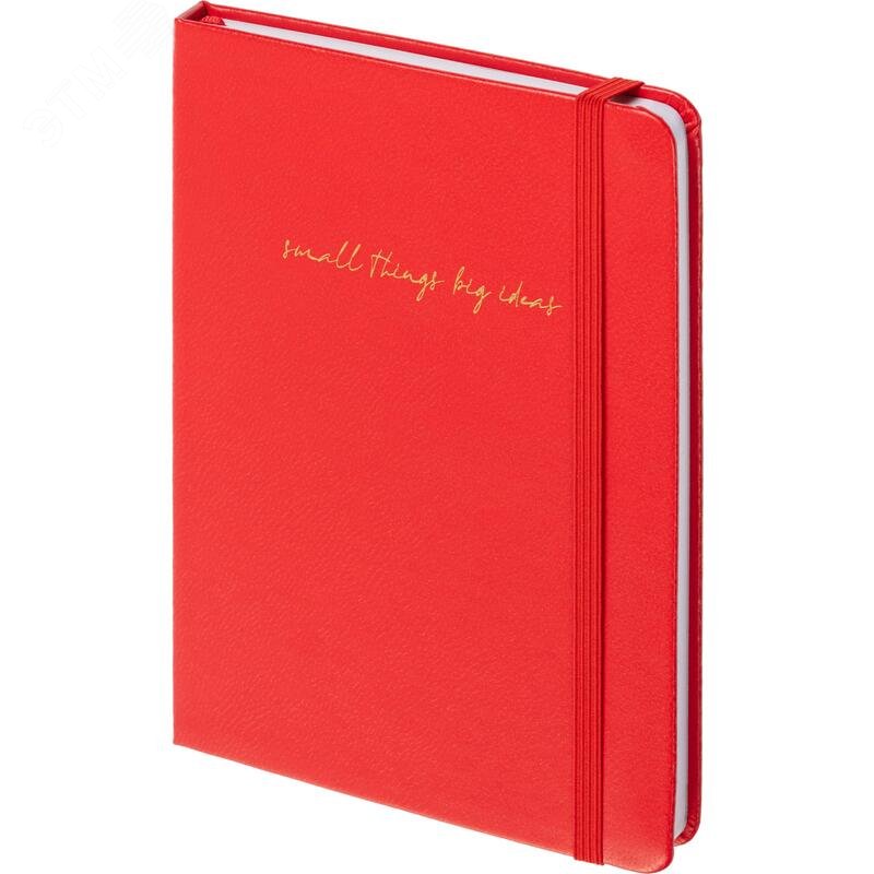 Изображение товара Ежедневник недатированный Attache А5 искусственная кожа красный 136 листов