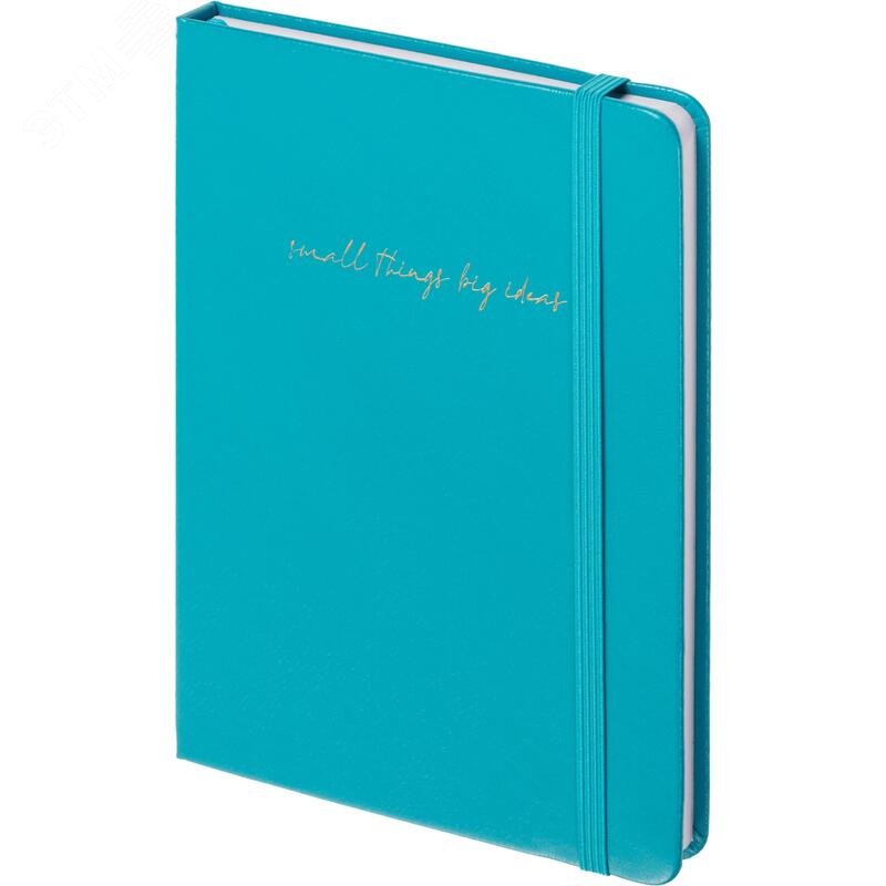 Изображение товара Ежедневник недатированный Attache А5 голубой искусственная кожа 136 листов