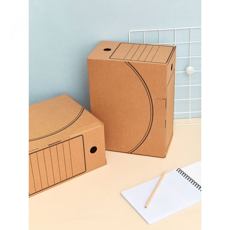 Изображение товара Архивный короб микрогофрокартон Attache Economy 240х150х320 мм 5 шт