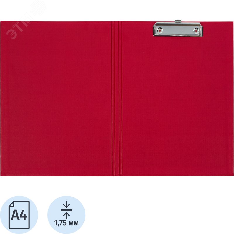 Изображение товара Папка-планшет Attache A4 с зажимом и крышкой красная