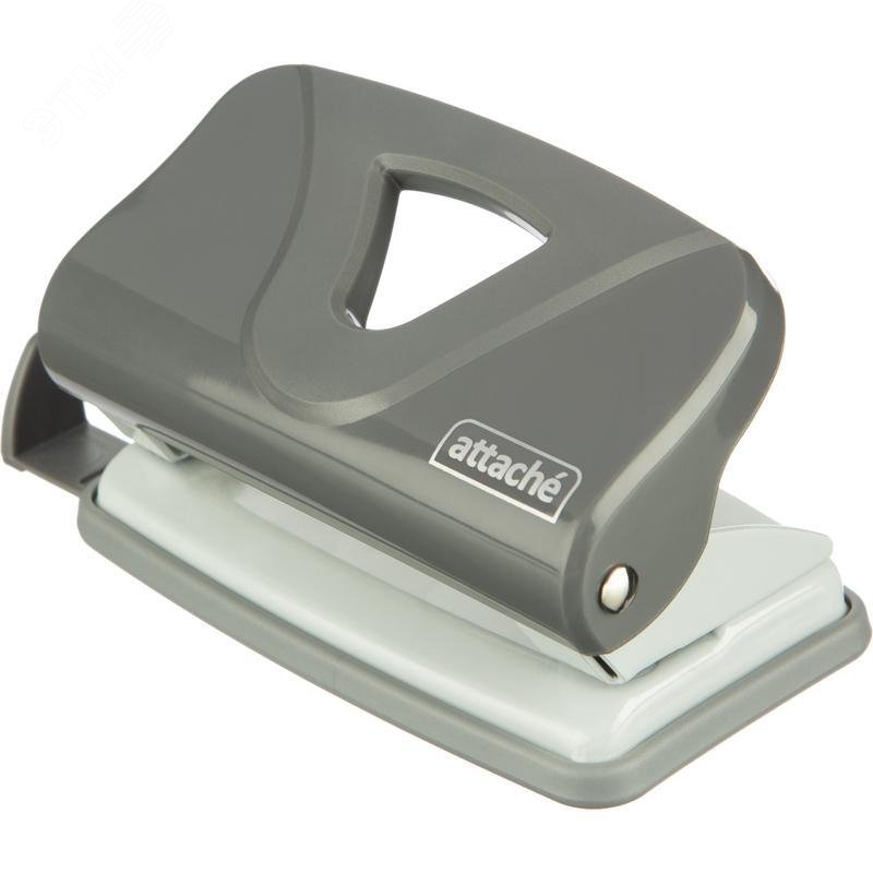 Изображение товара Дырокол Attache Smart до 15 листов серый c линейкой (шт)