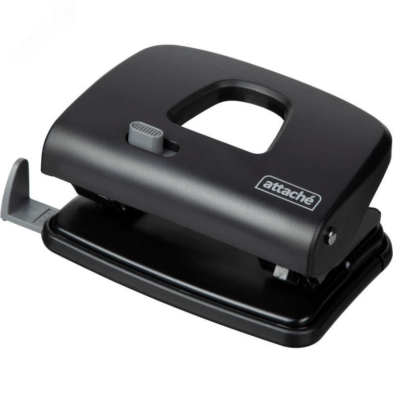 Изображение товара Дырокол Attache Perform до 25 листов черный с линейкой (шт)