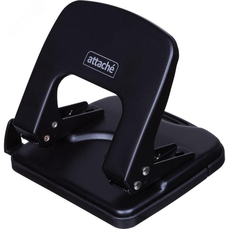Изображение товара Дырокол Attache Economy до 25 листов черный с линейкой (шт)