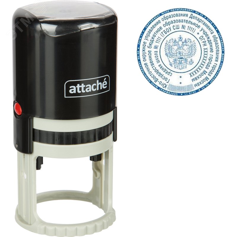 Изображение товара Оснастка для печати круглая Attache 9045 R45 45 мм черная