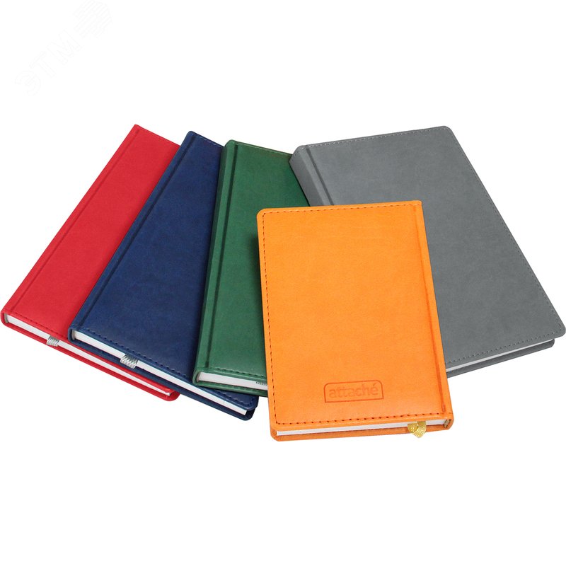 Изображение товара Ежедневник недатированный Attache Сиам искусственная кожа А6 176 листов красный (шт)