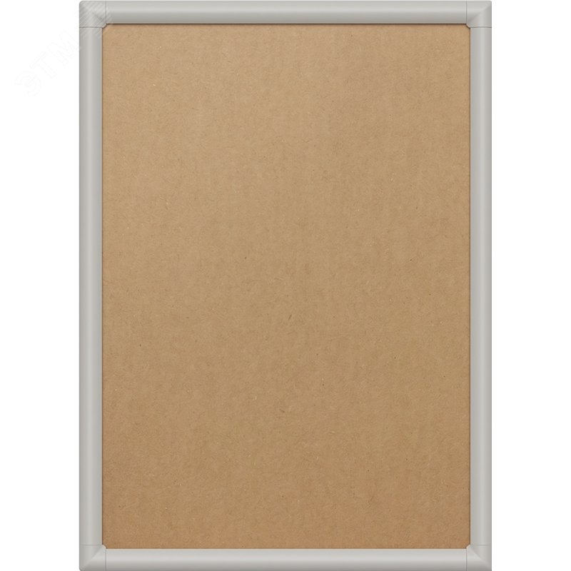 Изображение товара Рамка А2 Attache пласт.клик-профиль, углы прямоугольные, цвет серый (шт)