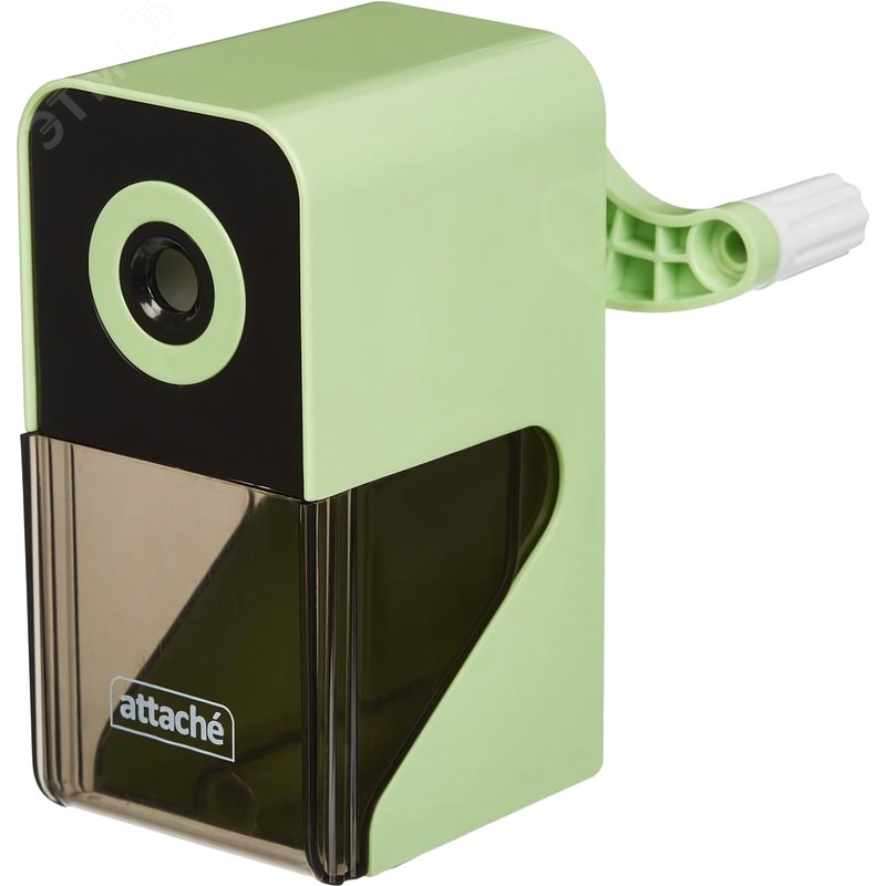 Изображение товара Точилка механическая для карандашей Attache Bright Colours зеленый корпус (шт)