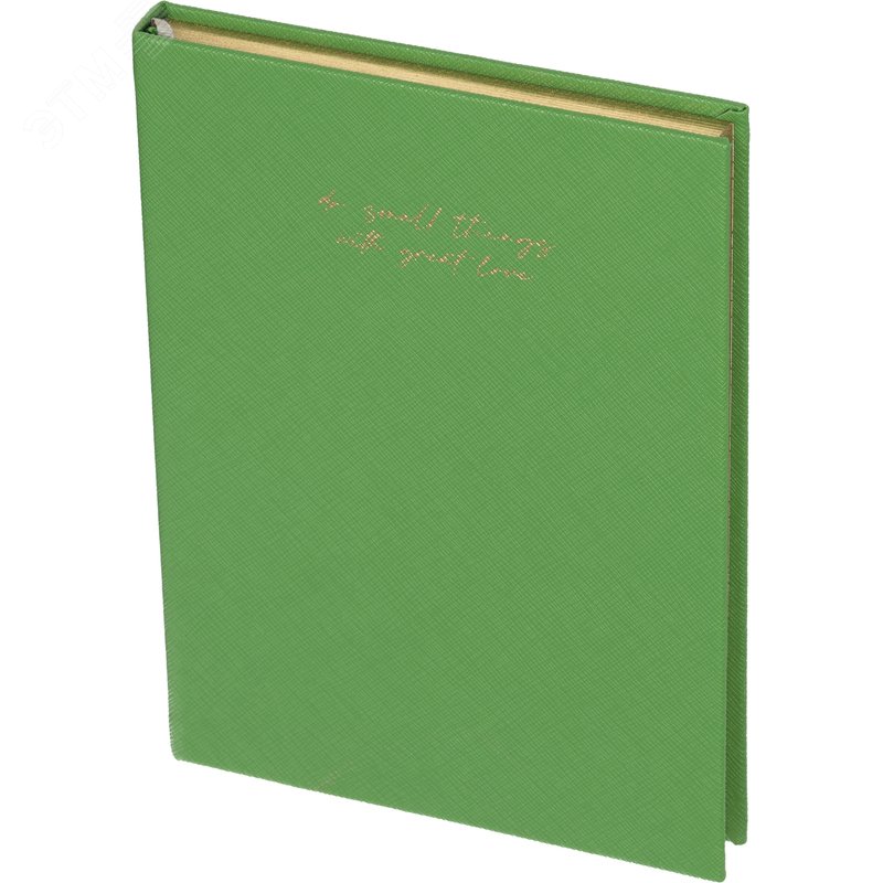 Изображение товара Ежедневник недатированный Attache Do small things полиуретан А5 136 листов зелёный (золотистый обрез) (шт)