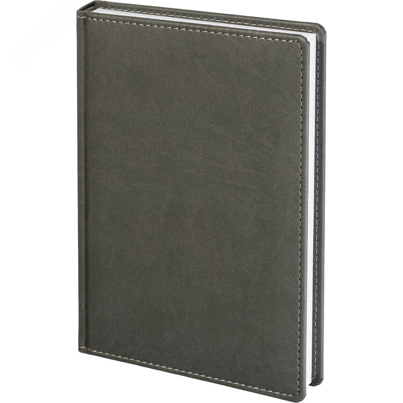 Изображение товара Ежедневник недатированный Attache Сиам искусственная кожа А5 176 листов серый (шт)