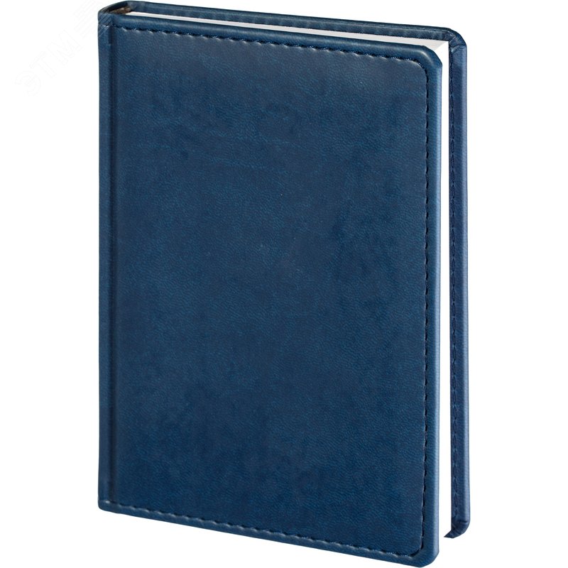 Изображение товара Ежедневник недатированный Attache Сиам искусственная кожа А6 176 листов синий (шт)
