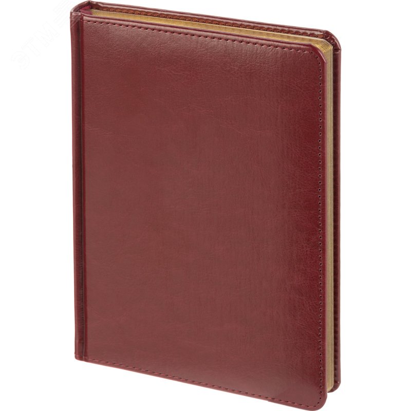Изображение товара Ежедневник недатированный Attache Sidney Nebraska искусственная кожа А5 136 листов бордовый (золотистый обрез) (шт)